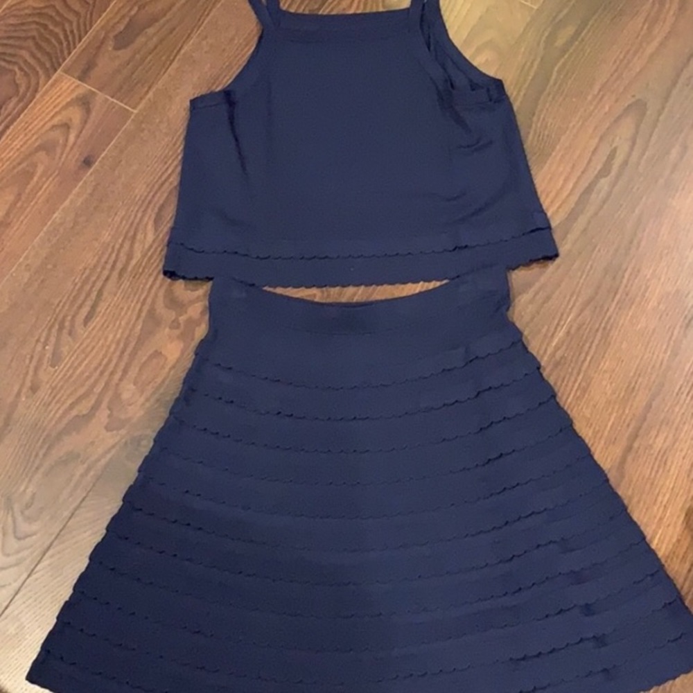 Navy Blue Lilly Pulitzer two piece set.